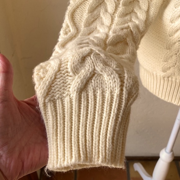 🎉🎉NEW WITH TAG‼️ ATTU ( beige botany ) CHUNKY KNIT TURTLE NECK SWEATER ‼️ - Picture 7 of 16